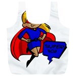 blonde super mom Full Print Recycle Bag (XL)