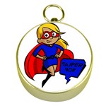 blonde super mom Gold Compass