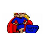 blonde super mom Satin Wrap