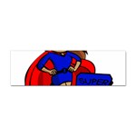 Brunette Super Mom Sticker (Bumper)