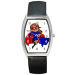 Brunette Super Mom Barrel Style Metal Watch