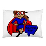 Brunette Super Mom Pillow Case