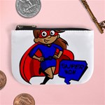 Brunette Super Mom Mini Coin Purse