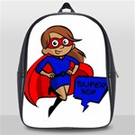 Brunette Super Mom School Bag (Large)