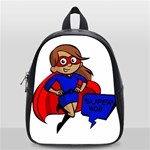 Brunette Super Mom School Bag (Small)