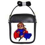 Brunette Super Mom Girls Sling Bag