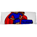 Brunette Super Mom Body Pillow Case (Dakimakura)