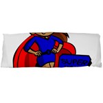 Brunette Super Mom Body Pillow Case Dakimakura (Two Sides)