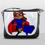 Brunette Super Mom Messenger Bag