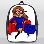 Brunette Super Mom School Bag (XL)