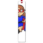 Brunette Super Mom Large Book Mark