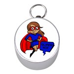 Brunette Super Mom Silver Compass (Mini)