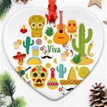 viva mexico Ornament (Heart)