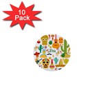 viva mexico 1  Mini Button (10 pack) 