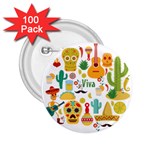 viva mexico 2.25  Button (100 pack)