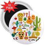 viva mexico 3  Magnet (10 pack)