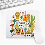 viva mexico Large Mousepad