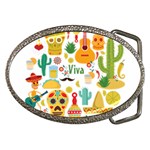 viva mexico Belt Buckle