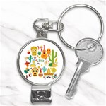 viva mexico Nail Clippers Key Chain