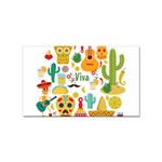 viva mexico Sticker Rectangular (10 pack)