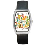 viva mexico Barrel Style Metal Watch