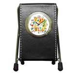 viva mexico Pen Holder Desk Clock