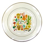 viva mexico Porcelain Plate