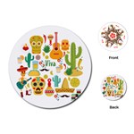 viva mexico Playing Cards (Round)