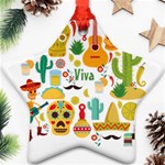 viva mexico Star Ornament (Two Sides)