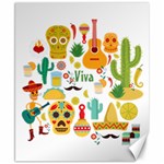 viva mexico Canvas 8  x 10 