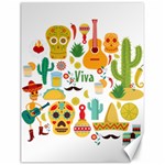 viva mexico Canvas 12  x 16 