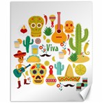 viva mexico Canvas 16  x 20 