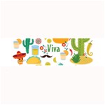 viva mexico Large Bar Mat