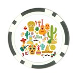 viva mexico Poker Chip Card Guard