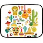 viva mexico Fleece Blanket (Mini)