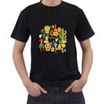 viva mexico Men s T-Shirt (Black)