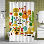 viva mexico Shower Curtain 48  x 72  (Small)