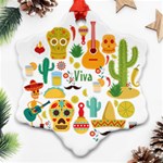 viva mexico Ornament (Snowflake)