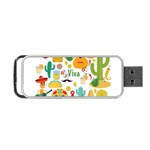 viva mexico Portable USB Flash (Two Sides)