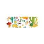 viva mexico Satin Scarf (Oblong)