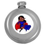 Black Super Mom Hip Flask (5 oz)