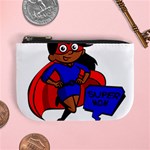 Black Super Mom Mini Coin Purse