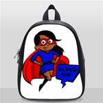 Black Super Mom School Bag (Small)