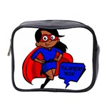 Black Super Mom Mini Toiletries Bag (Two Sides)