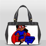 Black Super Mom Oversize Office Handbag