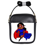 Black Super Mom Girls Sling Bag