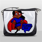 Black Super Mom Messenger Bag