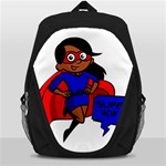 Black Super Mom Backpack Bag