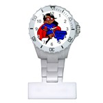 Black Super Mom Plastic Nurses Watch