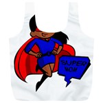 Black Super Mom Full Print Recycle Bag (XL)